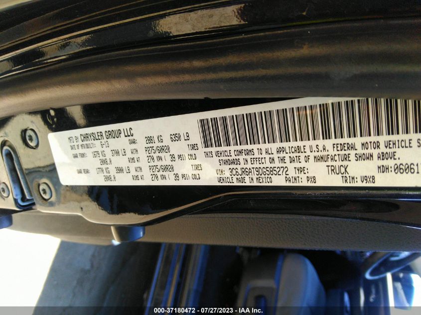 2013 RAM 1500 EXPRESS - 3C6JR6AT9DG585272