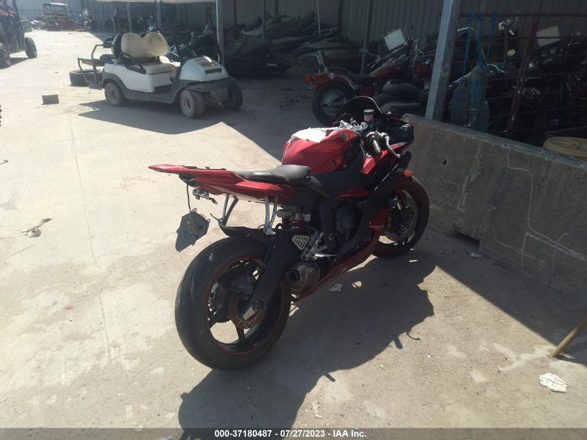 2008 YAMAHA YZFR6 S JYARJ06E48A037450