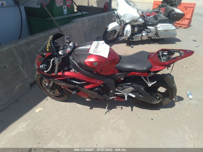 2008 YAMAHA YZFR6 S JYARJ06E48A037450