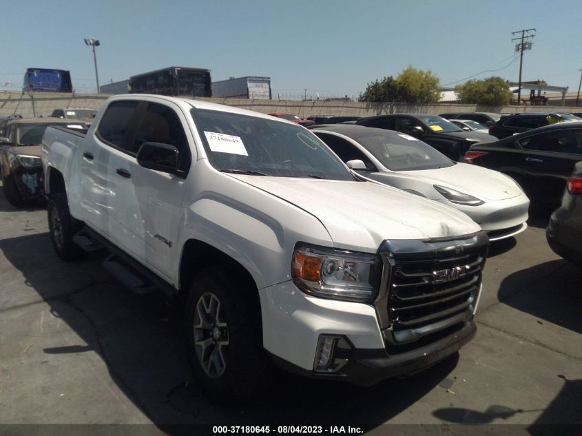 1GTG6FENXM1117976 GMC CANYON 4WD AT4 W/LEATHER 2021