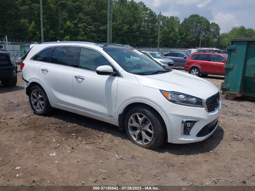 5XYPKDA57KG524625 KIA SORENTO SX V6 2019