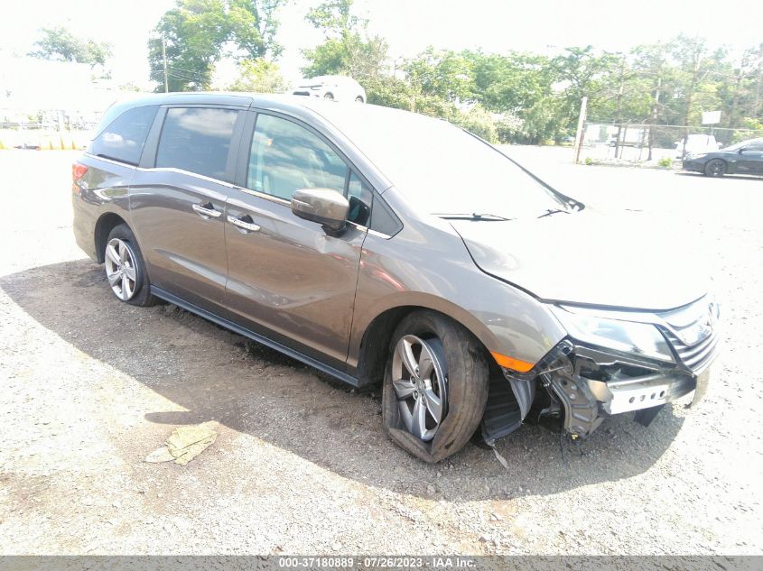 2018 HONDA ODYSSEY EX-L - 5FNRL6H75JB082457
