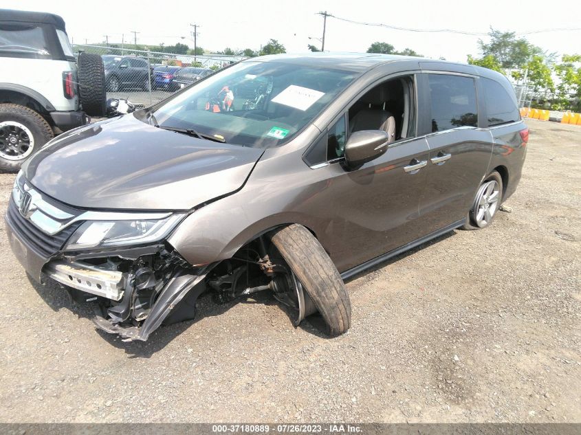2018 HONDA ODYSSEY EX-L - 5FNRL6H75JB082457