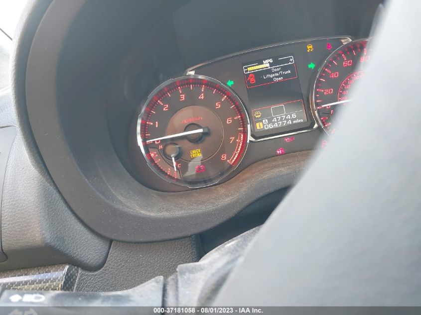 2015 SUBARU WRX LIMITED - JF1VA1G67F9814353
