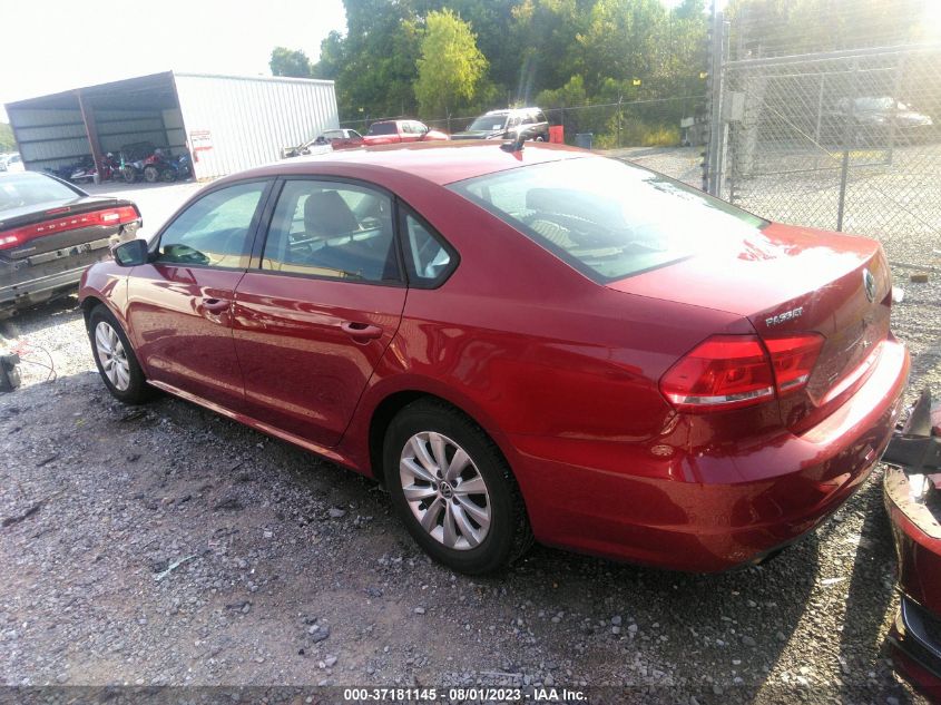 2015 VOLKSWAGEN PASSAT S - 1VWAT7A37FT042506