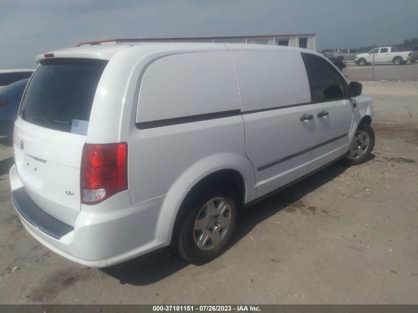2014 RAM CARGO VAN TRADESMAN 2C4RRGAG4ER167265