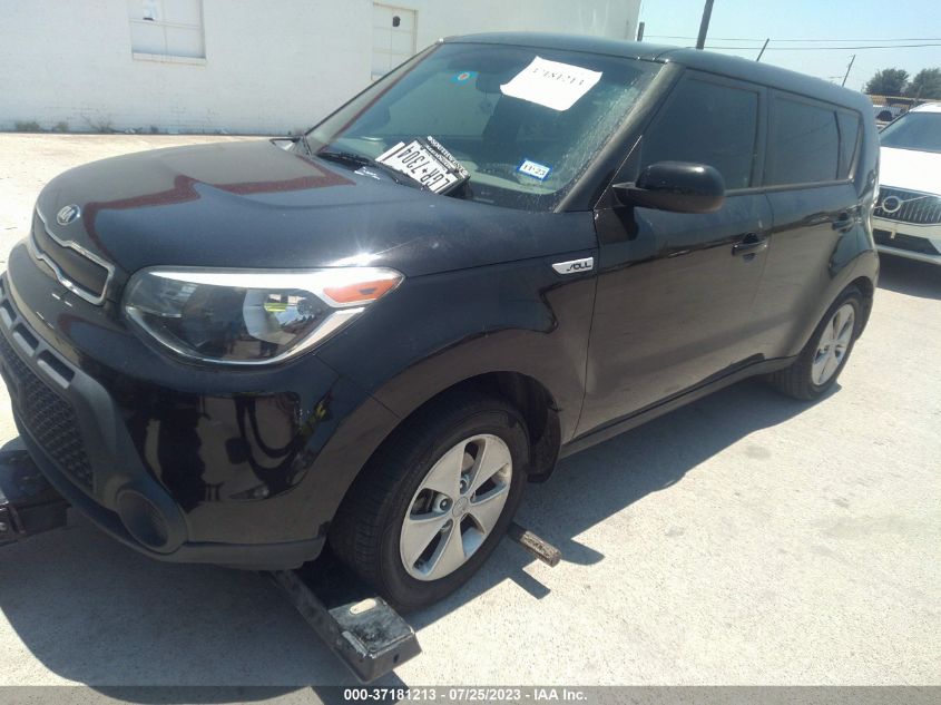 2016 KIA SOUL BASE - KNDJN2A21G7256165