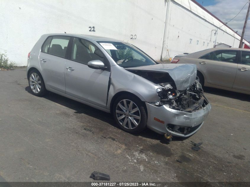 2013 VOLKSWAGEN GOLF TDI W/SUNROOF & NAV - WVWNM7AJ7DW056515