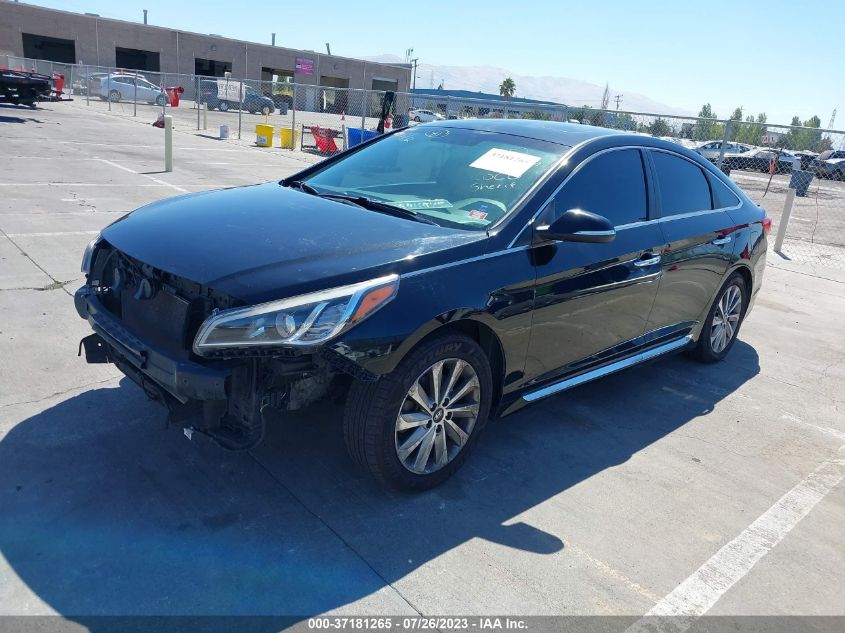 2017 HYUNDAI SONATA SPORT - 5NPE34AF0HH527221