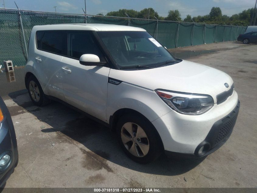 2015 KIA SOUL BASE - KNDJN2A27F7774585