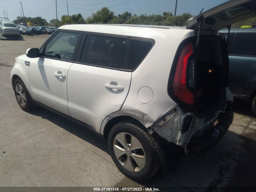 2015 KIA SOUL BASE - KNDJN2A27F7774585