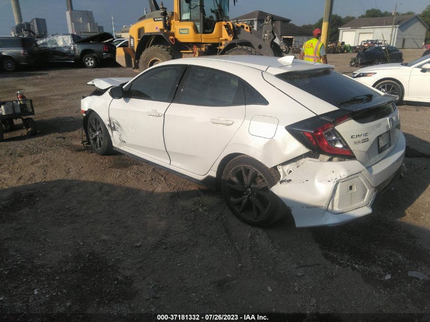 2018 HONDA CIVIC HATCHBACK SPORT TOURING - SHHFK7H96JU206182