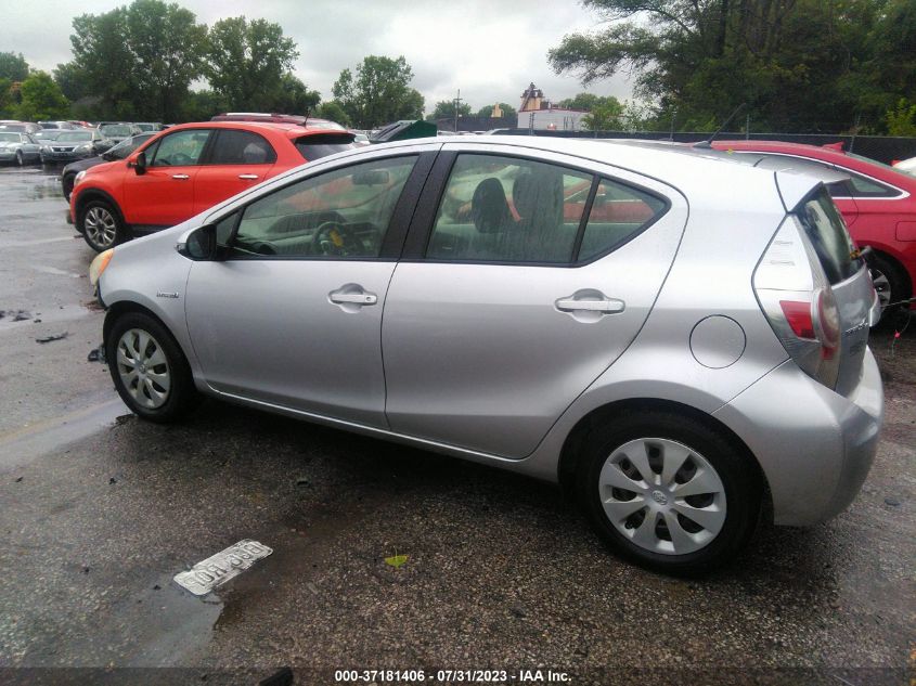 2013 TOYOTA PRIUS C ONE/TWO/THREE/FOUR - JTDKDTB37D1052473