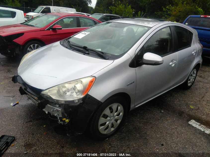 2013 TOYOTA PRIUS C ONE/TWO/THREE/FOUR - JTDKDTB37D1052473