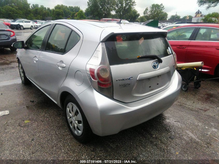 2013 TOYOTA PRIUS C ONE/TWO/THREE/FOUR - JTDKDTB37D1052473