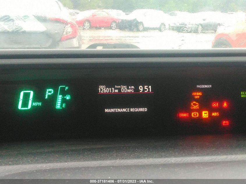 2013 TOYOTA PRIUS C ONE/TWO/THREE/FOUR - JTDKDTB37D1052473