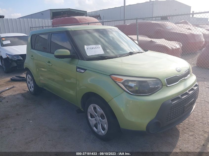 2015 KIA SOUL BASE - KNDJN2A2XF7749941
