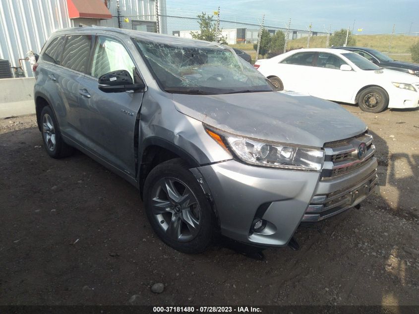 2019 TOYOTA HIGHLANDER HYBRID LIMITED/LTD PLATIN - 5TDDGRFH7KS071078