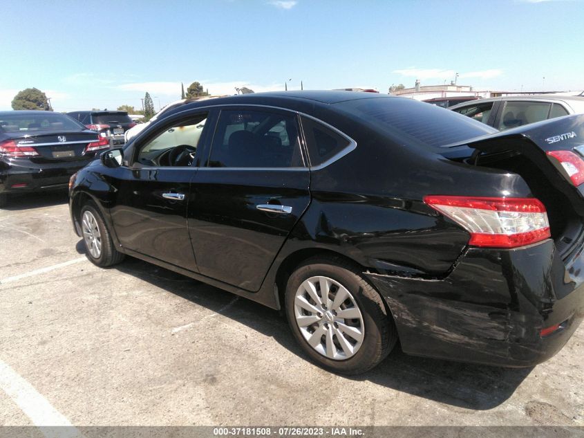 2014 NISSAN SENTRA S - 3N1AB7AP2EL657298