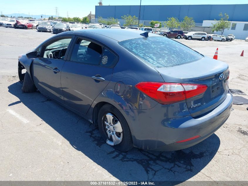 2016 KIA FORTE LX - KNAFK4A68G5565007
