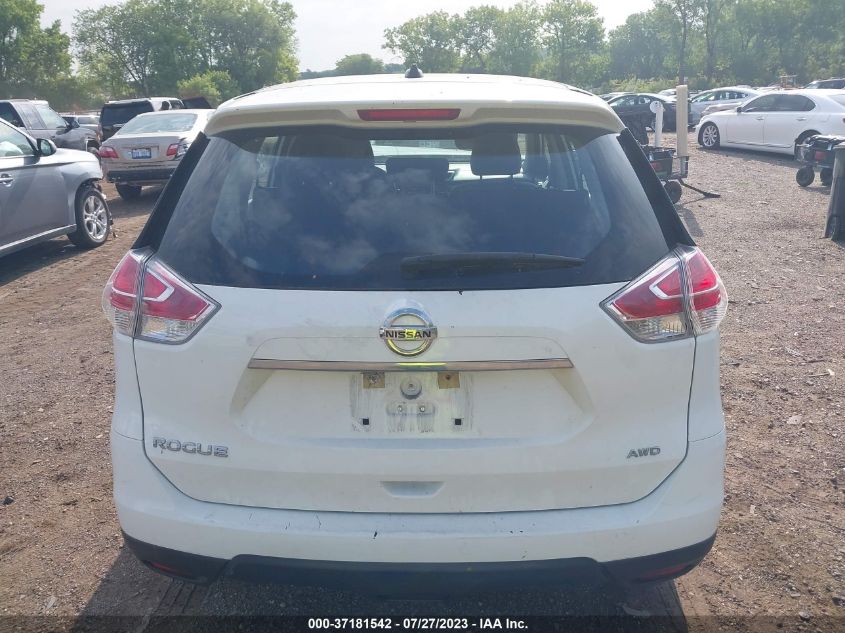 2016 NISSAN ROGUE SV/SL/S - KNMAT2MV5GP692271