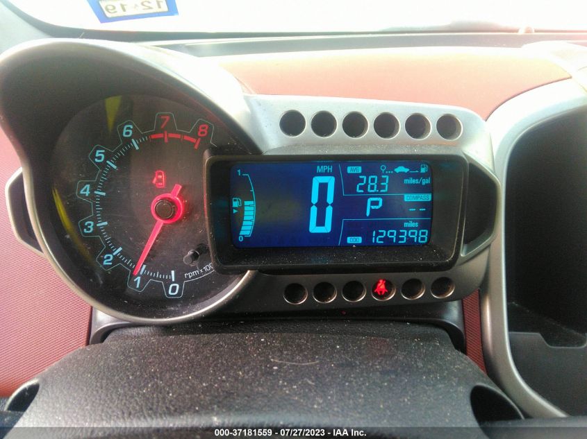 2013 CHEVROLET SONIC LT - 1G1JC5SH4D4200849