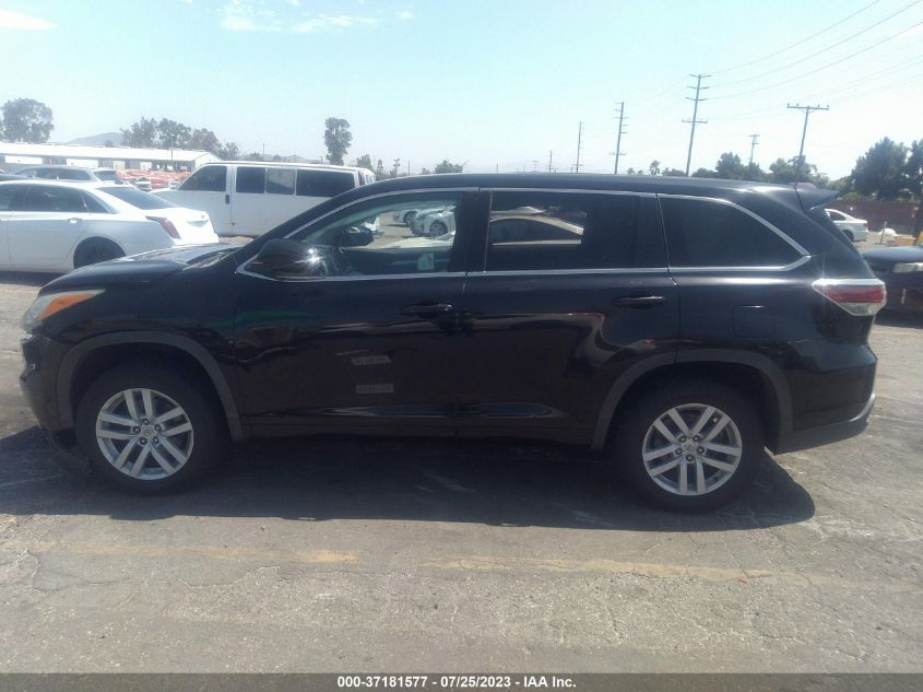 2015 TOYOTA HIGHLANDER LE - 5TDZARFH8FS016197