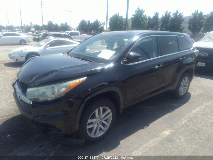 2015 TOYOTA HIGHLANDER LE - 5TDZARFH8FS016197