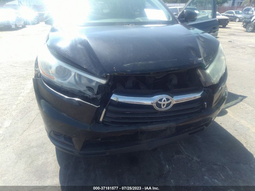 2015 TOYOTA HIGHLANDER LE - 5TDZARFH8FS016197