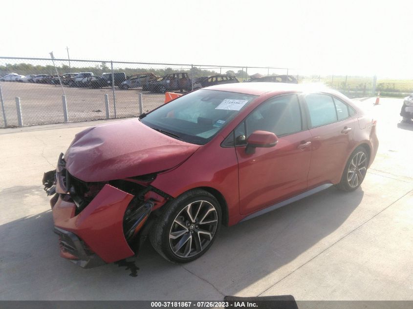 2020 TOYOTA COROLLA SE/NIGHTSHADE - 5YFS4RCE3LP052936