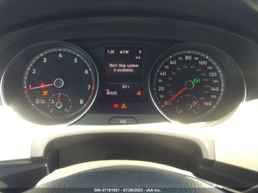 2019 VOLKSWAGEN ATLAS 3.6L V6 SE W/TECHNOLOGY - 1V2WR2CAXKC598680