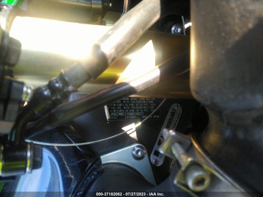 2009 KAWASAKI ZX1400 C JKBZXNC119A014037