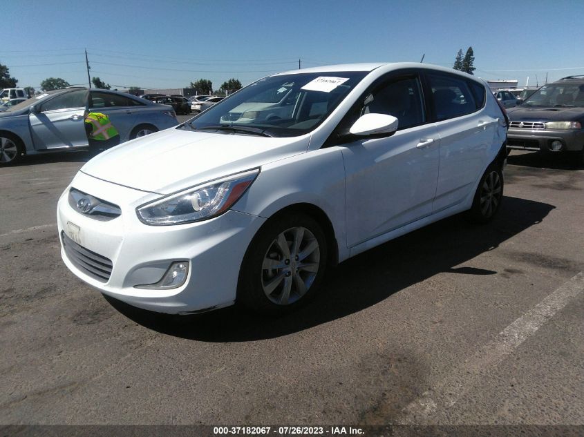 2014 HYUNDAI ACCENT SE - KMHCU5AE7EU163636