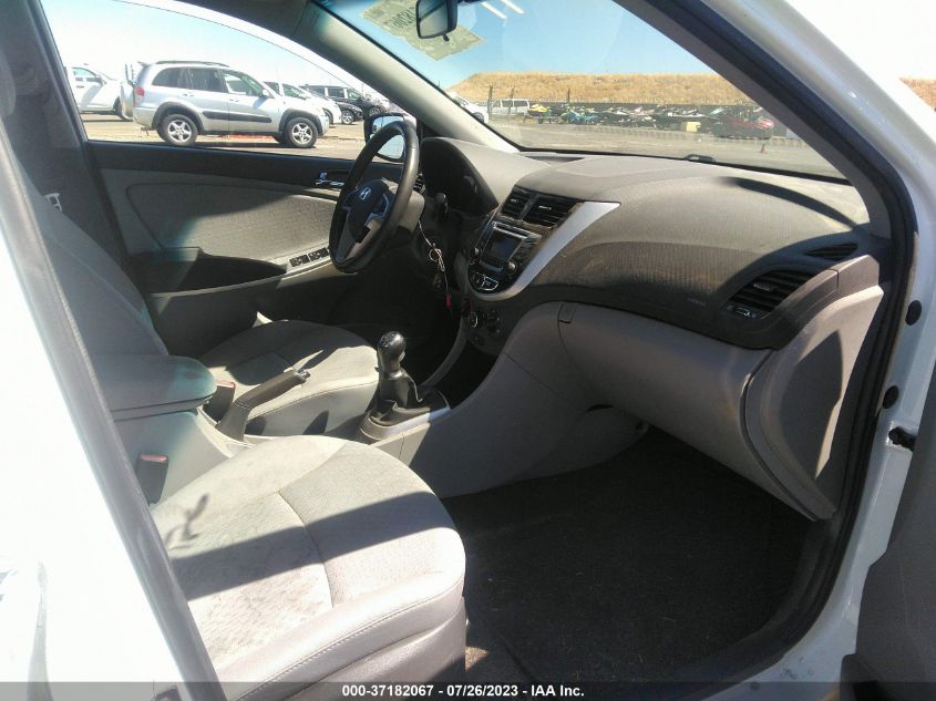 2014 HYUNDAI ACCENT SE - KMHCU5AE7EU163636