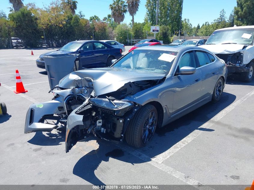 2023 BMW I4 EDRIVE40 WBY73AW02PFN76066