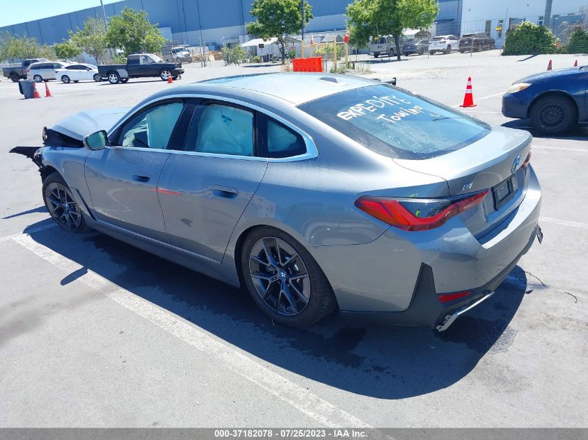 2023 BMW I4 EDRIVE40 WBY73AW02PFN76066