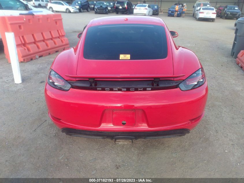 2019 PORSCHE 718 CAYMAN WP0AA2A80KS260083