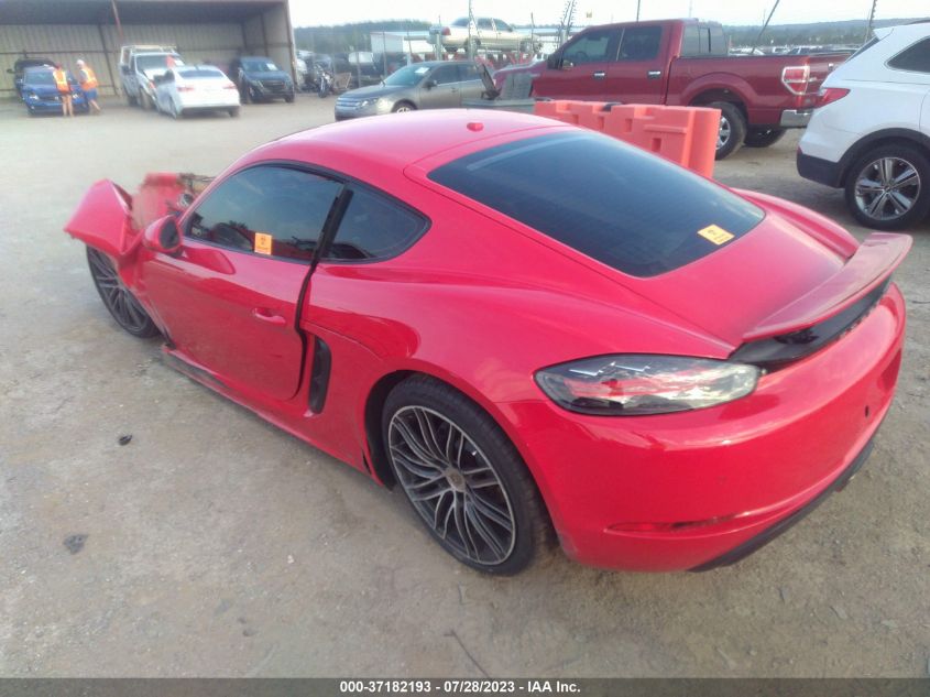 2019 PORSCHE 718 CAYMAN WP0AA2A80KS260083