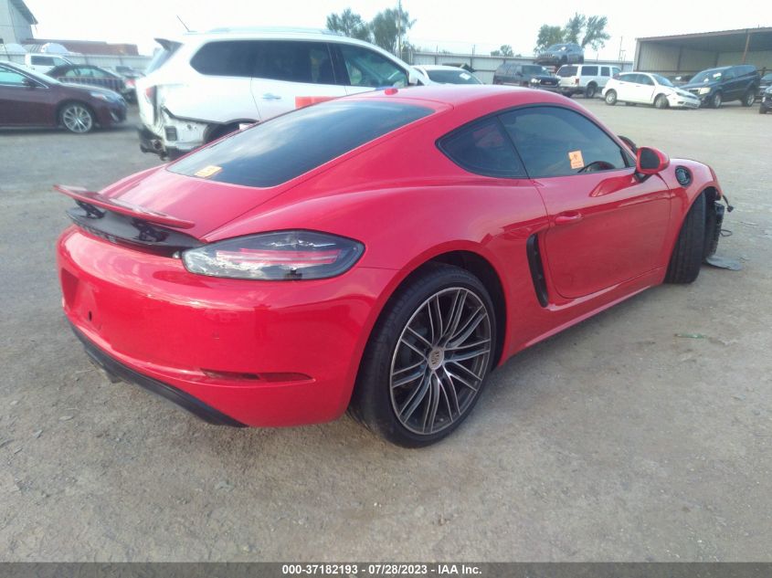 2019 PORSCHE 718 CAYMAN WP0AA2A80KS260083