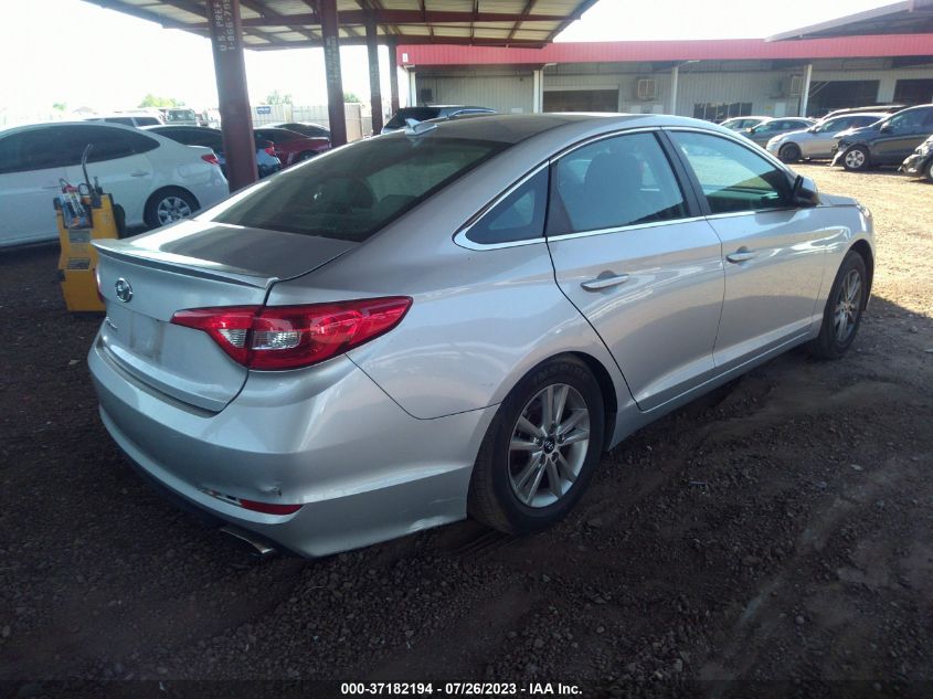 2017 HYUNDAI SONATA 2.4L - 5NPE24AF5HH519022