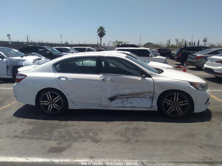 2017 HONDA ACCORD SEDAN SPORT - 1HGCR2F5XHA290188