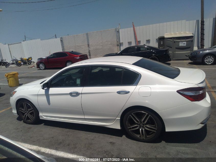 2017 HONDA ACCORD SEDAN SPORT - 1HGCR2F5XHA290188