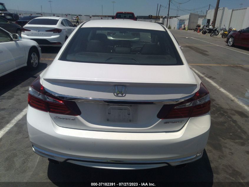 2017 HONDA ACCORD SEDAN SPORT - 1HGCR2F5XHA290188