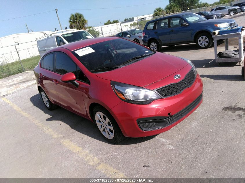 2014 KIA RIO LX - KNADM4A32E6385651