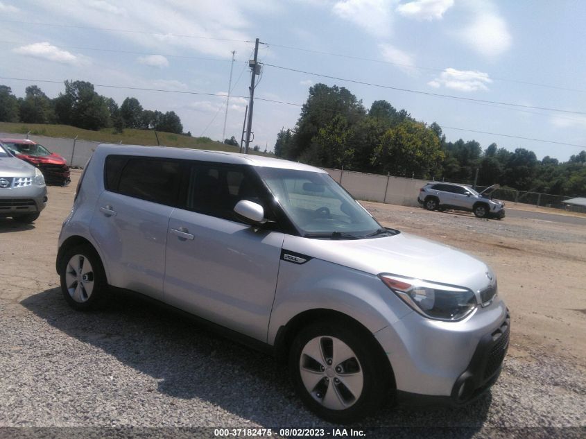 2015 KIA SOUL BASE - KNDJN2A24F7804786