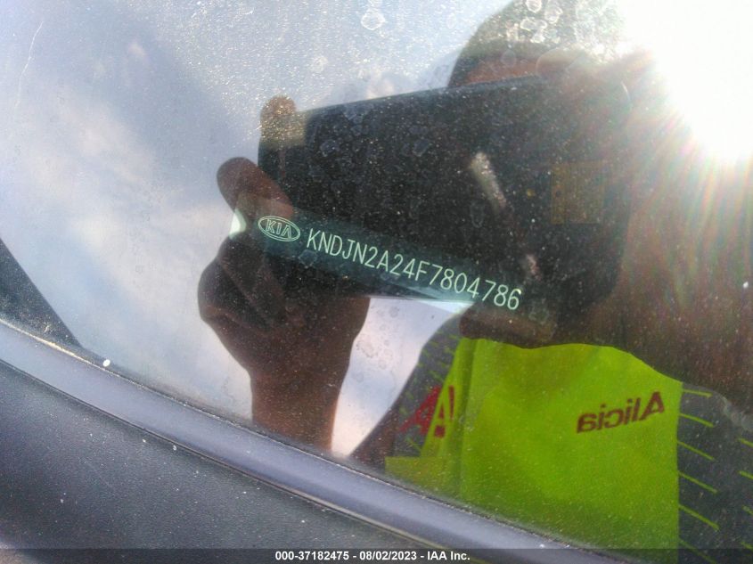 2015 KIA SOUL BASE - KNDJN2A24F7804786