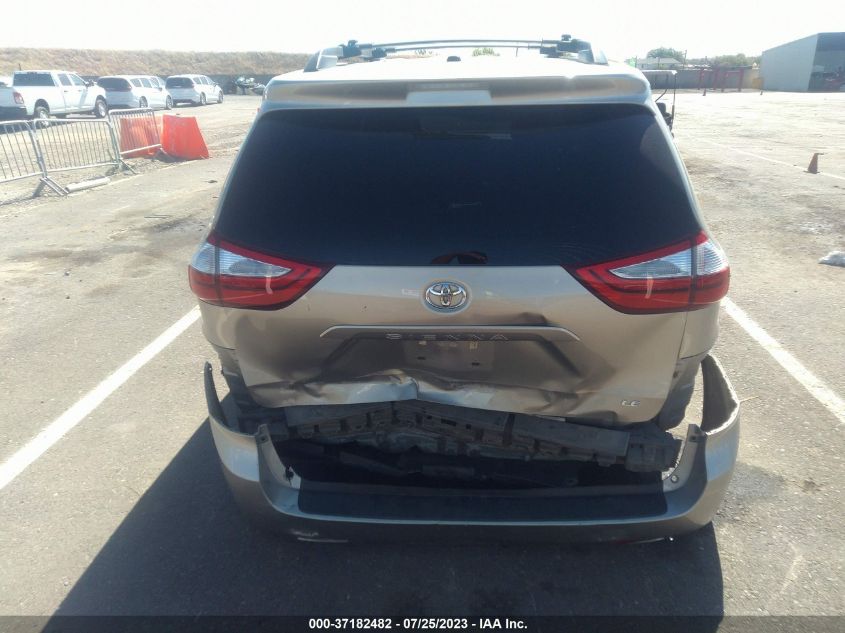 2016 TOYOTA SIENNA LE - 5TDKK3DC6GS700881