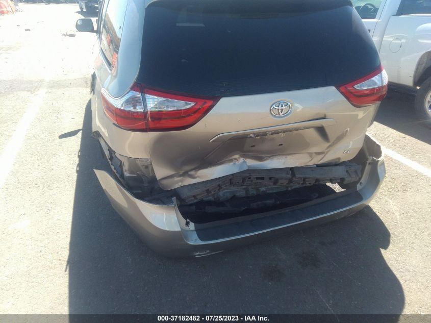 2016 TOYOTA SIENNA LE - 5TDKK3DC6GS700881