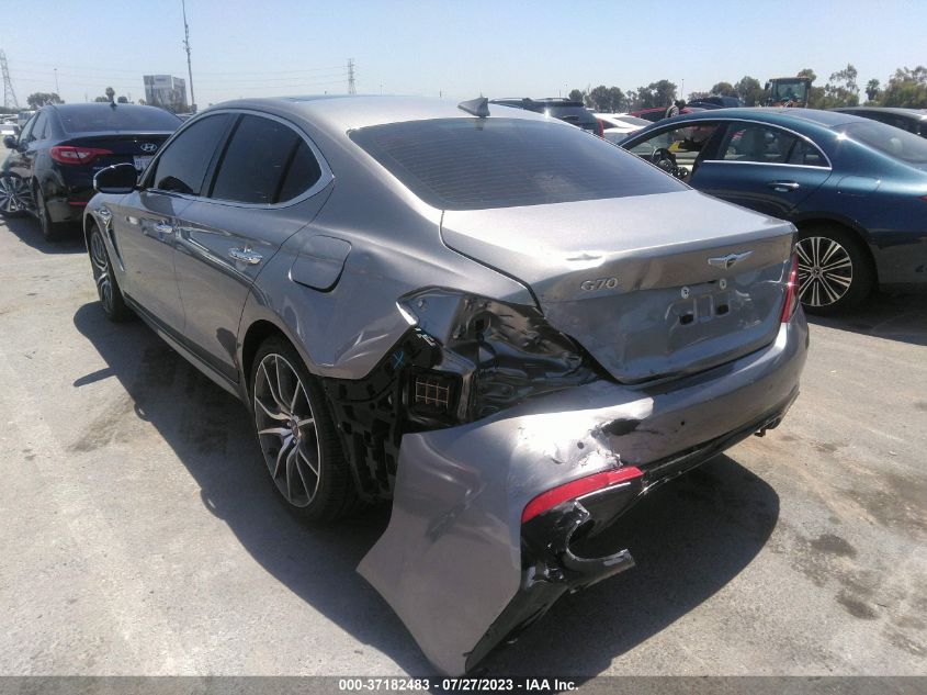 2020 GENESIS G70 3.3T - KMTG34LE7LU056553