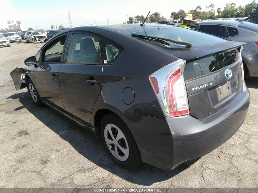 2013 TOYOTA PRIUS ONE/TWO/THREE/FOUR/FIVE - JTDKN3DU8D1665964